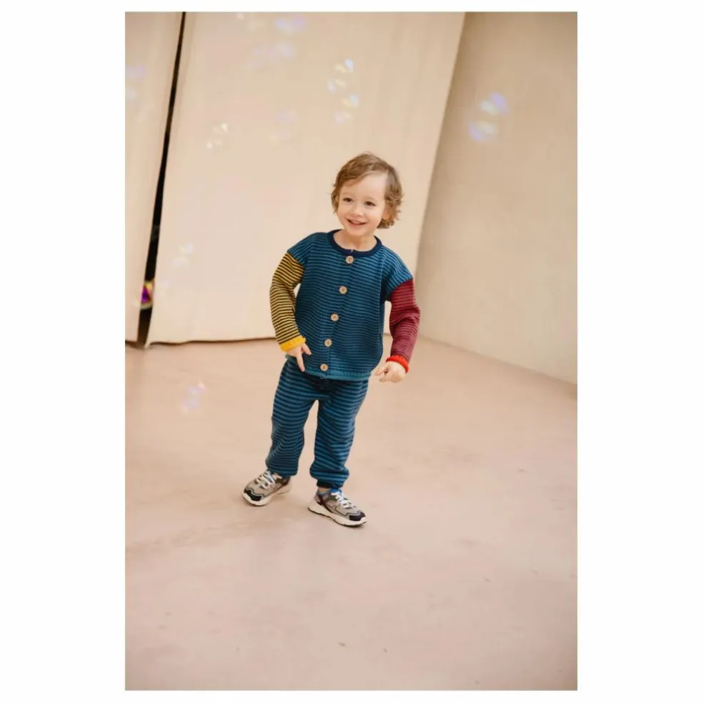 Cardigan Snail Coton Bio | Bleu