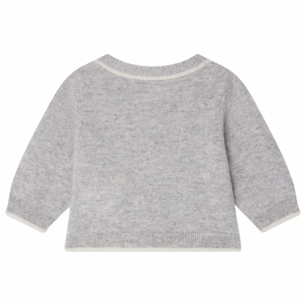 Cardigan Tahiel Cachemire | Gris clair