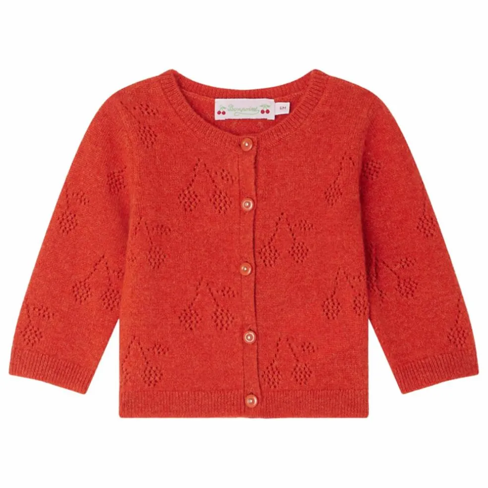 Cardigan Tibile Cachemire | Orange
