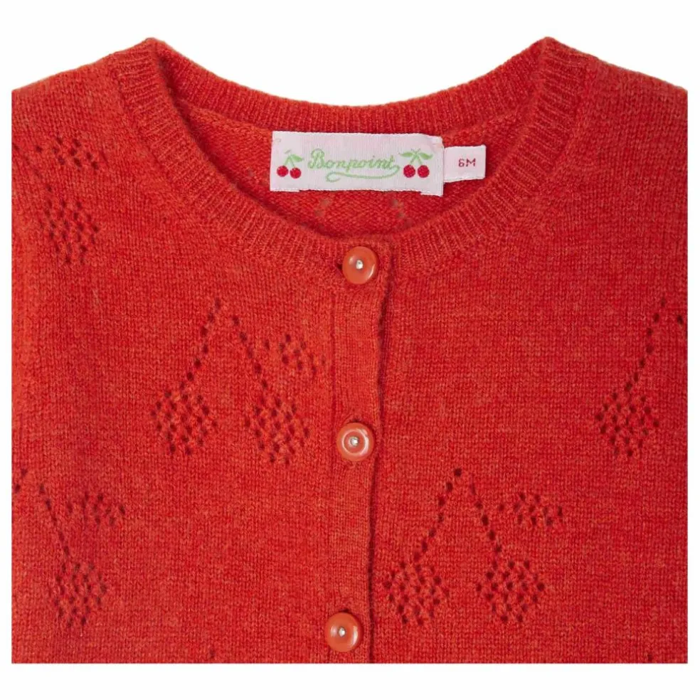 Cardigan Tibile Cachemire | Orange