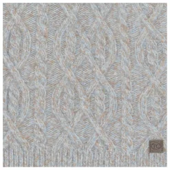 Cardigan Torsades | Bleu gris