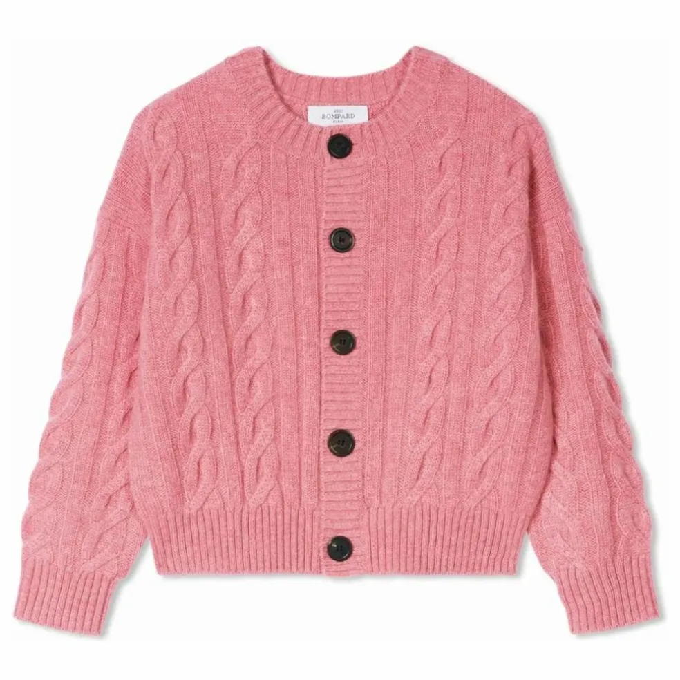 Cardigan Torsades Cachemire | Rose