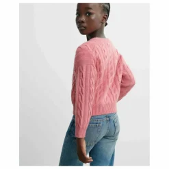 Cardigan Torsades Cachemire | Rose