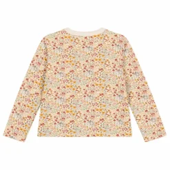 Cardigan Tubique Fleuri | Beige