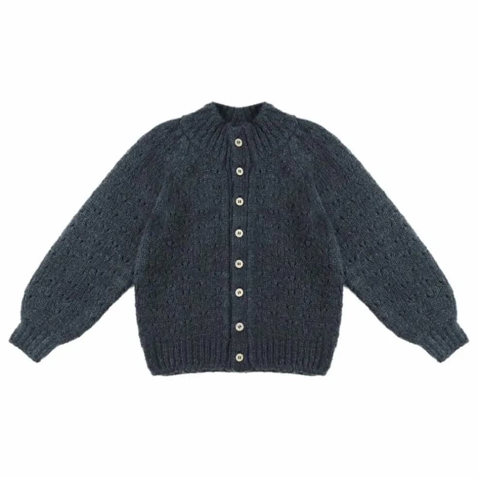 Cardigan Tulip | Bleu marine