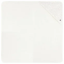 Carré de Bain Cœurs | Blanc