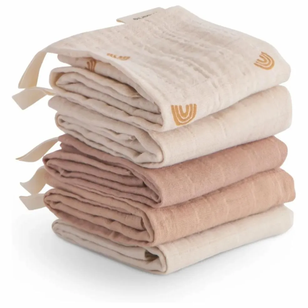 Carrés de bain - Set de 5