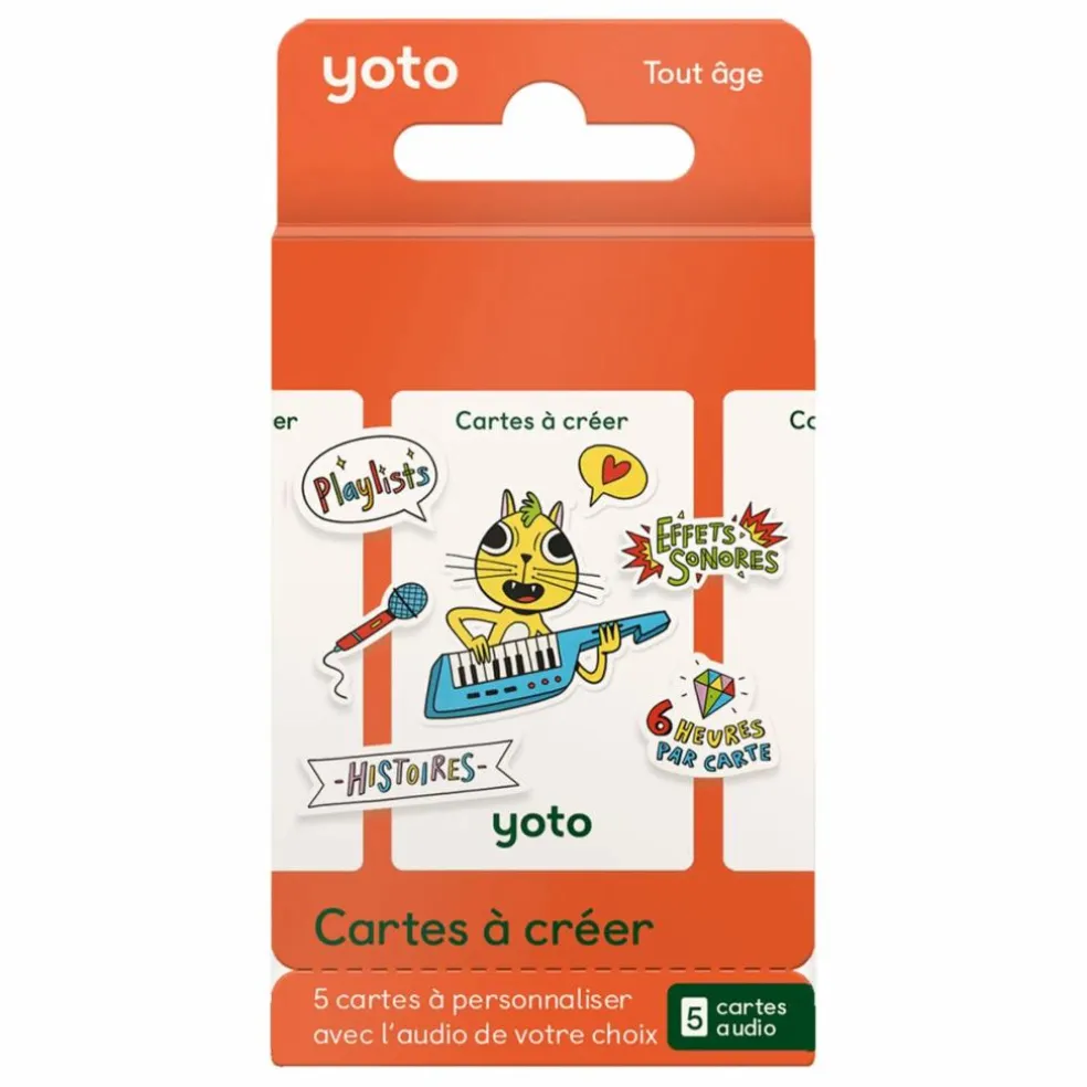 Cartes à créer - Pack de 5