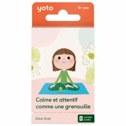 Cartes Calme et attentif comme une grenouille - Pack de 6