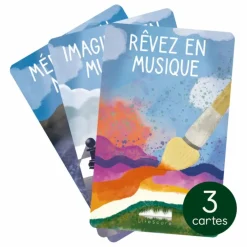 Cartes Immersion en musique - Pack de 3