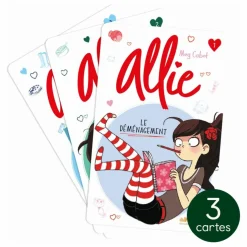 Cartes Le Carnet d'Allie volume 1 à 3 - Pack de 3