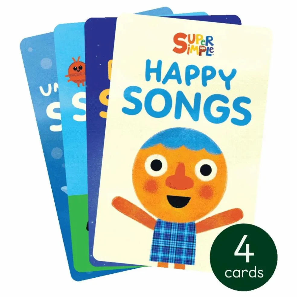 Cartes Super Simple Songs Collection - Pack de 4