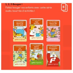 Cartes Yoto Bougez