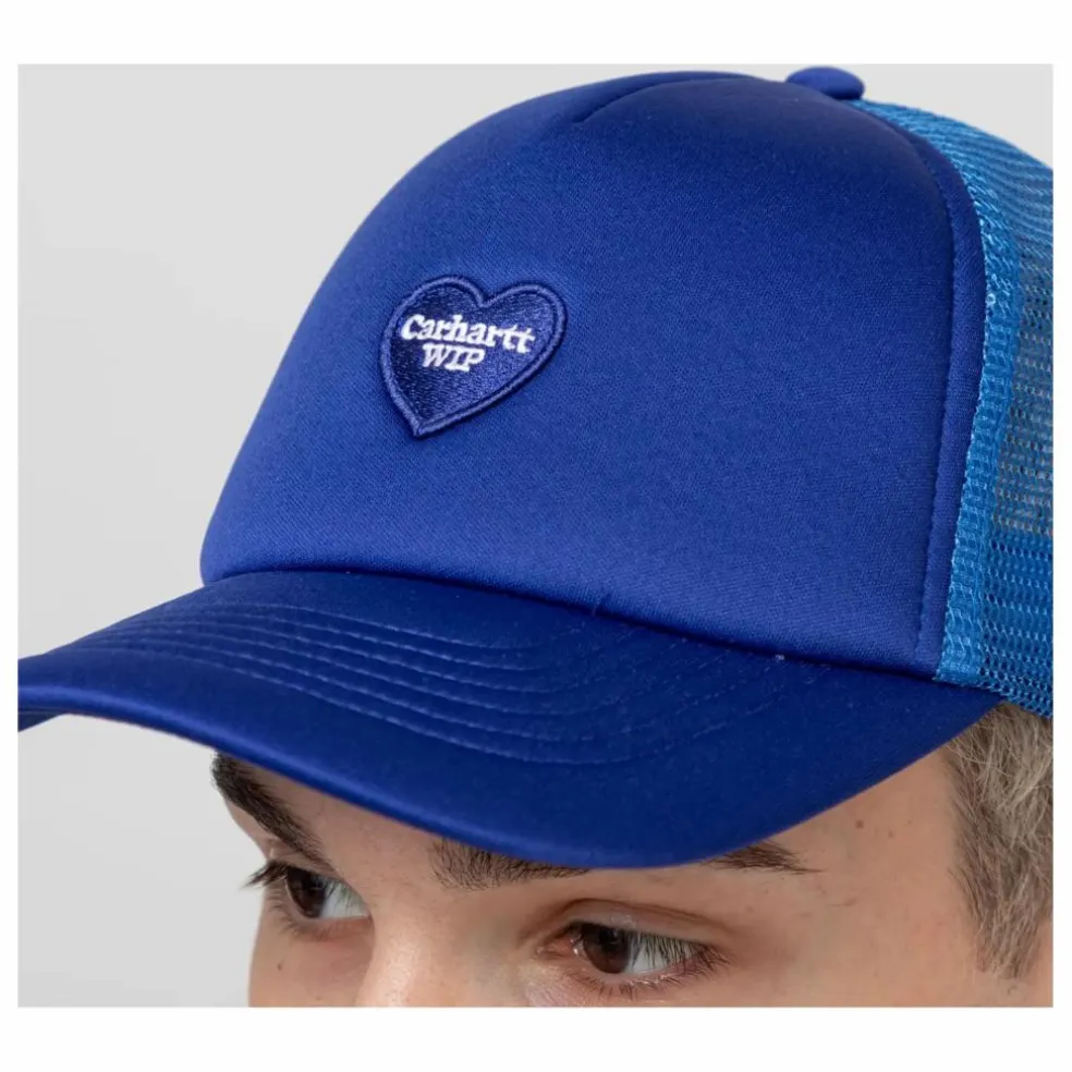 Casquette Heart Patch | Bleu électrique