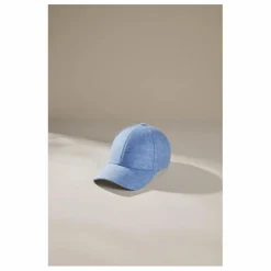 Casquette Lin | Bleu azur