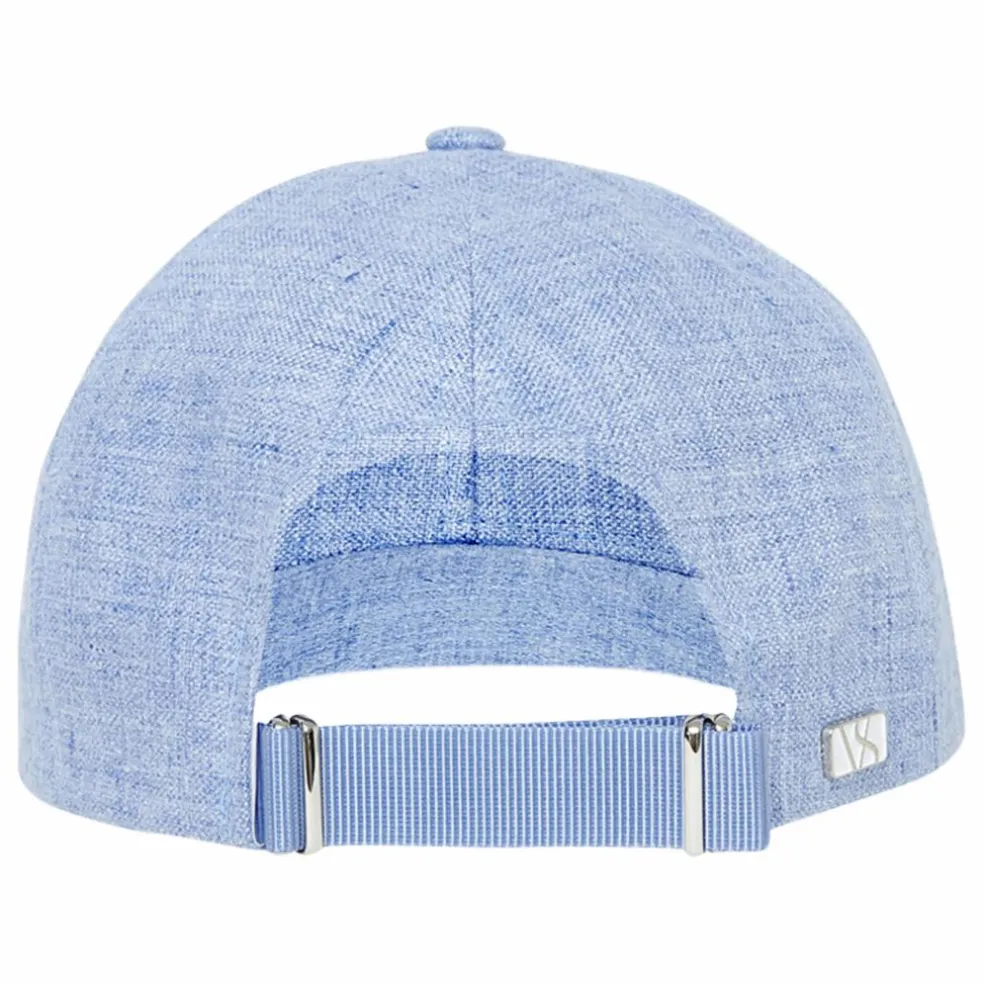 Casquette Lin | Bleu azur