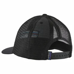 Casquette P-6 Logo Trucker Coton Bio | Noir