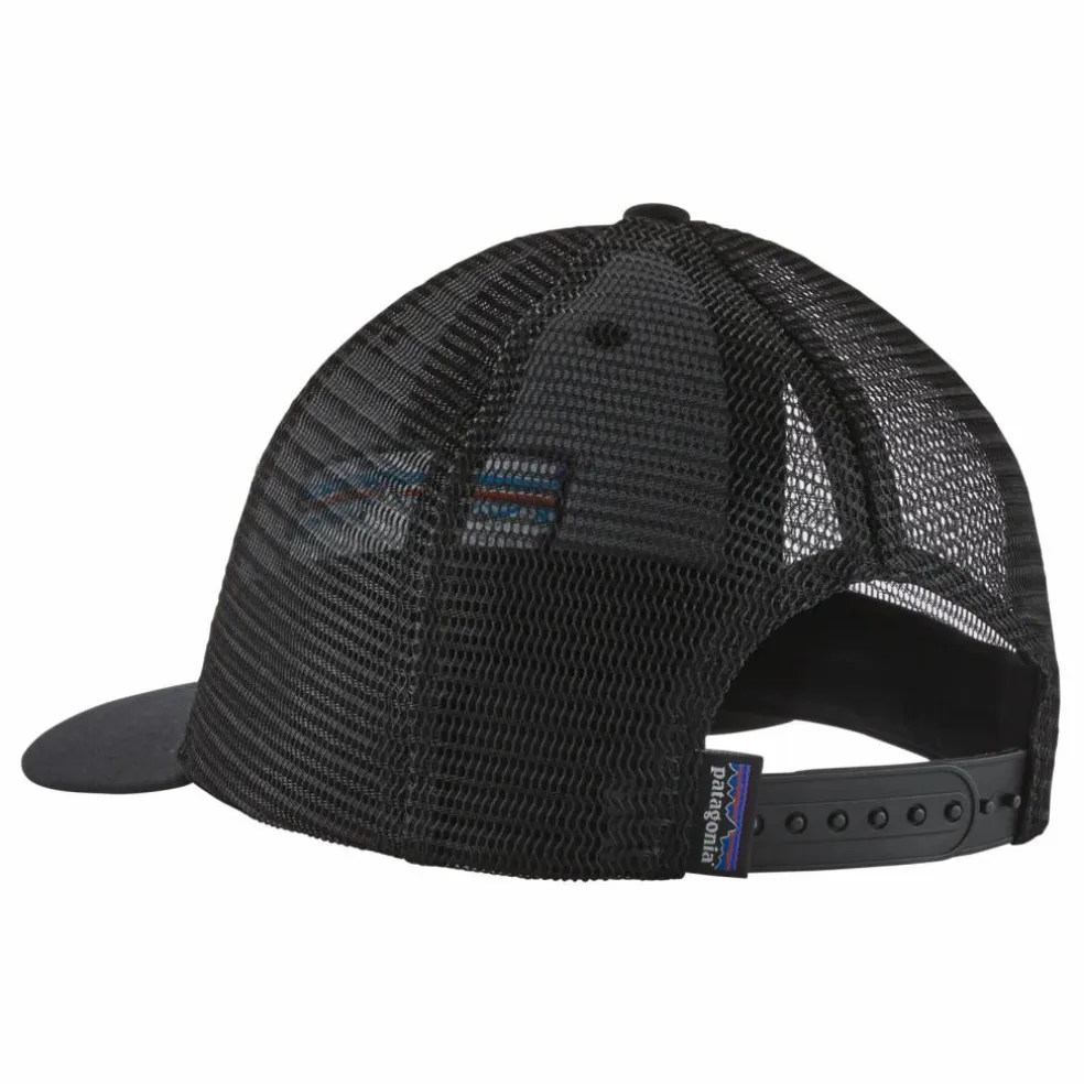 Casquette P-6 Logo Trucker Coton Bio | Noir