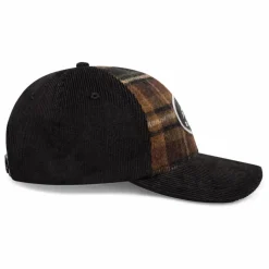 Casquette Skyline Patch Check Laine Carreaux | Marron