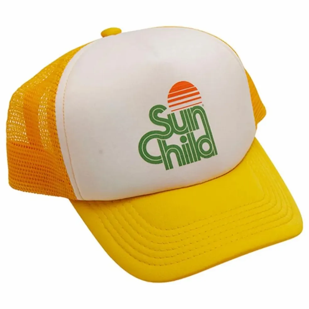 Casquette Trucker Sunset | Jaune