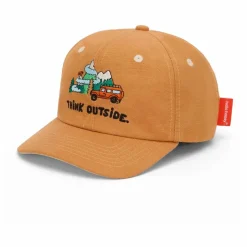 Casquette Visière Courbée Outside Lin | Camel