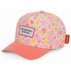 Casquette Visière Courbée Retro Flowers | Rose