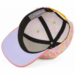 Casquette Visière Courbée Retro Flowers | Rose