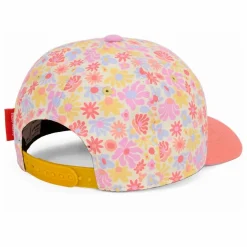 Casquette Visière Courbée Retro Flowers | Rose