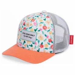 Casquette Visière Courbée Trucker Watercolor | Orange