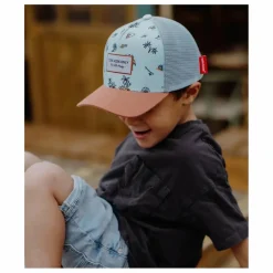 Casquette Visière Courbée Trucker Blue Island | Bleu ciel