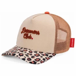 Casquette Visière Courbée Trucker Leopard | Beige