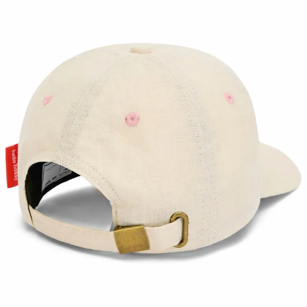 Casquette Visière Courbée Wave Lin | Crème
