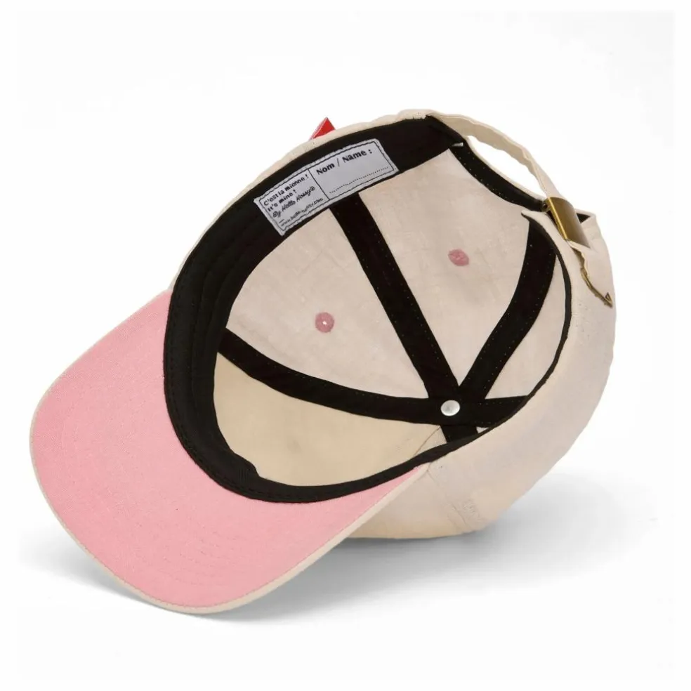 Casquette Visière Courbée Wave Lin | Crème
