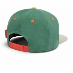 Casquette Visière Plate Mini Captain Coton Bio | Vert