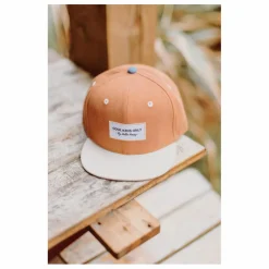 Casquette Visière Plate Unie | Orange Rouille