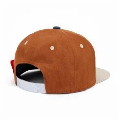 Casquette Visière Plate Unie | Orange Rouille