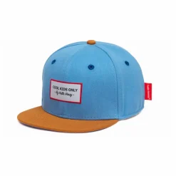 Casquette Visière Plate Unie | Bleu jean