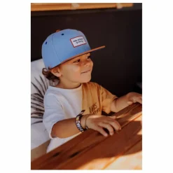 Casquette Visière Plate Unie | Bleu jean