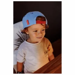 Casquette Visière Plate Unie | Bleu jean