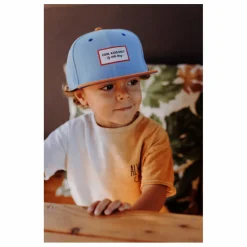 Casquette Visière Plate Unie | Bleu jean