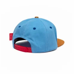 Casquette Visière Plate Unie | Bleu jean