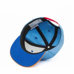 Casquette Visière Plate Unie | Bleu jean