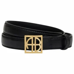 Ceinture Monogram Cuir | Noir