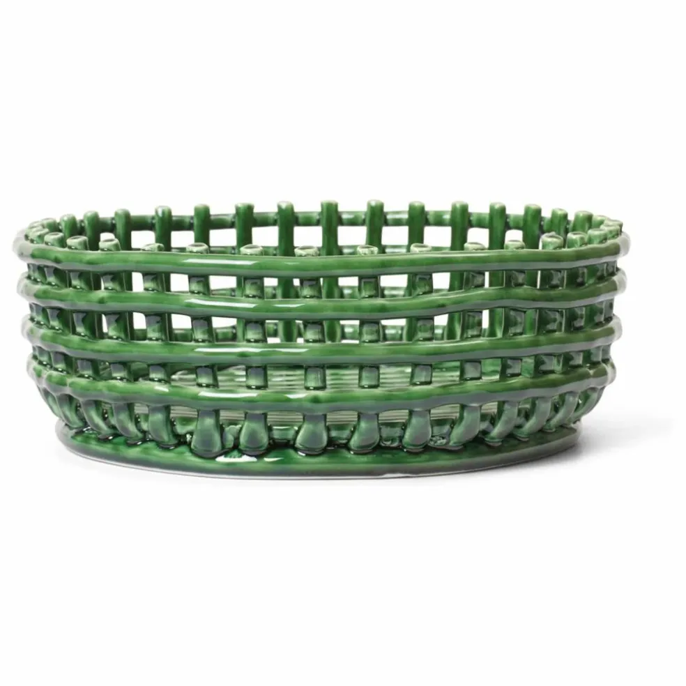 Centre de table Ceramic | Vert émeraude