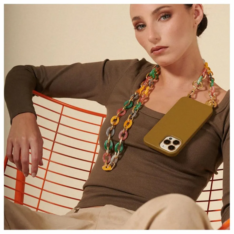 Chaine Longue Cassy 120 cm | Multicolore