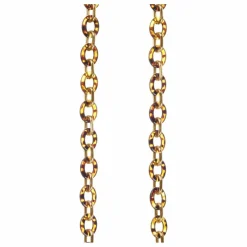Chaine Longue Cassy Ecailles 120 cm | Marron