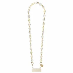Chaine Longue Cassy Holographique 100 cm | Transparent