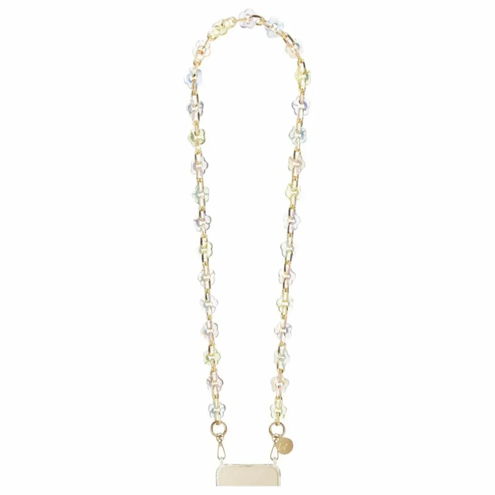 Chaine Longue Cassy Holographique 100 cm | Transparent
