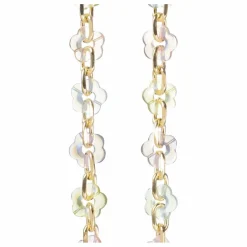 Chaine Longue Cassy Holographique 100 cm | Transparent
