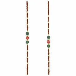 Chaine Longue Iris 120 cm | Marron